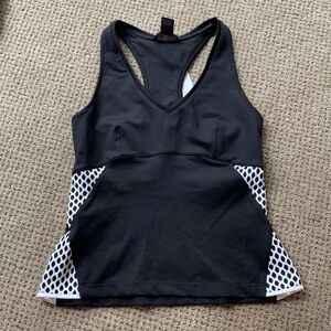 NWT Spitfire size small petite black polyester golf tank LAST CHANCE